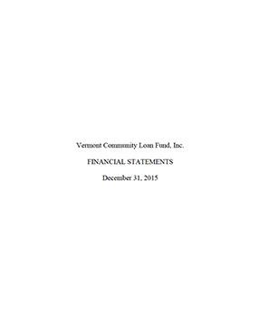 2015 Financial Statements